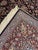 Navy Blue Silk Hereke Rug | Rich Floral Design | Navy Blue | 7'5"x8'10" For Sale - Image 8 of 8