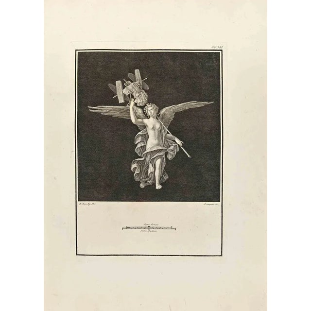 Guardian Angel from "Antiquities of Herculaneum" is an etching on paper realized by Ferdinando Campana in the 18th...