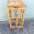 Vintage Burnt Tortoise Shell Finished Bamboo Pedestal/Plant Stand For Sale In West Palm - Image 6 of 7