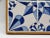 18th-Century Hanging Framed Delft Star Tile Plaque For Sale - Image 4 of 9