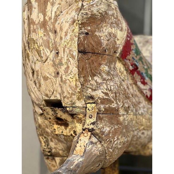 Late 19th Century Pair of 19th Century French Coqs De Carousel Sculptures For Sale - Image 5 of 12