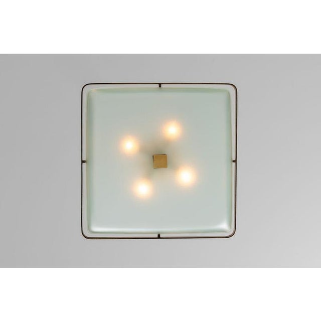 Gold 2026 Pendant Light attributed to Max Ingrand for Fontana Arte, Italy, 1960 For Sale - Image 8 of 18
