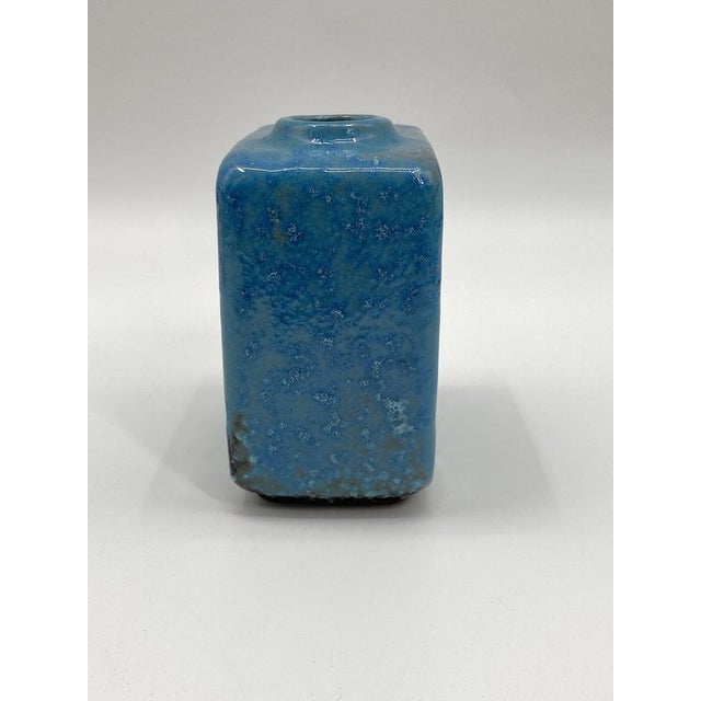 Ceramic Mid-Century Geometric Vase in Glazed Ceramics, Germany, 1950s For Sale - Image 7 of 14
