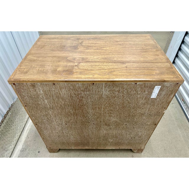Pair of Oly Studio Roberts Bedside Hardwood 2 Door Tables For Sale In Boston - Image 6 of 7