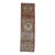 1970s Vintage Handmade Wool Cotton Orange Runner Rug For Sale