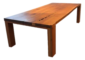 Artitalia Leonardo Walnut Dining Table Live Edge