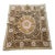 Suzani Embroidered Wall Hanging - Neutral Tan Uzbek Tablecloth For Sale