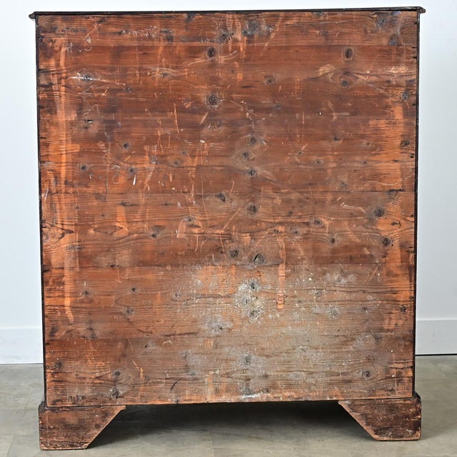 English 19th Century Solid Oak Chest of Drawers For Sale - Image 10 of 12