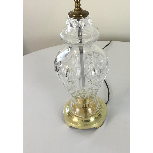 Waterford Crystal “Lismore” Ginger Jar Lamp Chairish