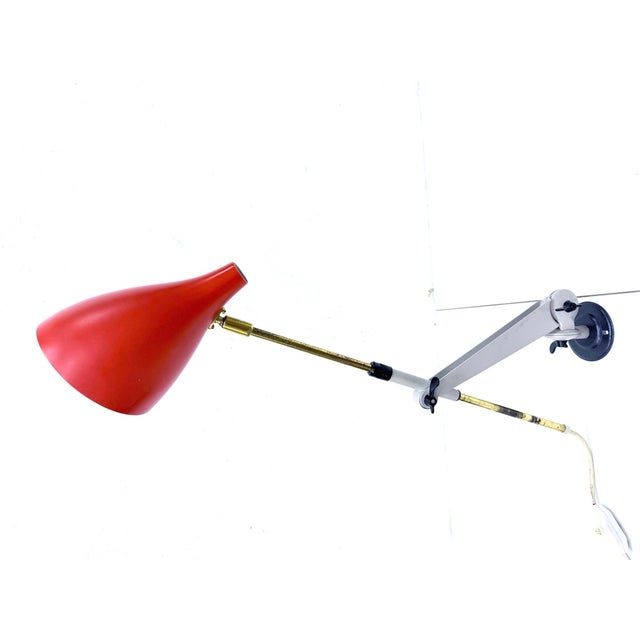 Mid Century Adjustable Wall Lamp from Stilnovo, 1950s For Sale - Image 18 of 18