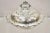 Antique English Victorian Ornate Round Silver Plated Rococo Lidded Serving Dish. Item features a heavy ornate removable...