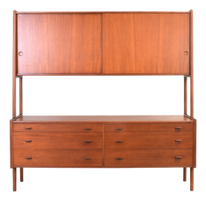 Mid-Century Modern Danish Teak Sideboard by Hans Wegner for Ry Møbler, 1950s