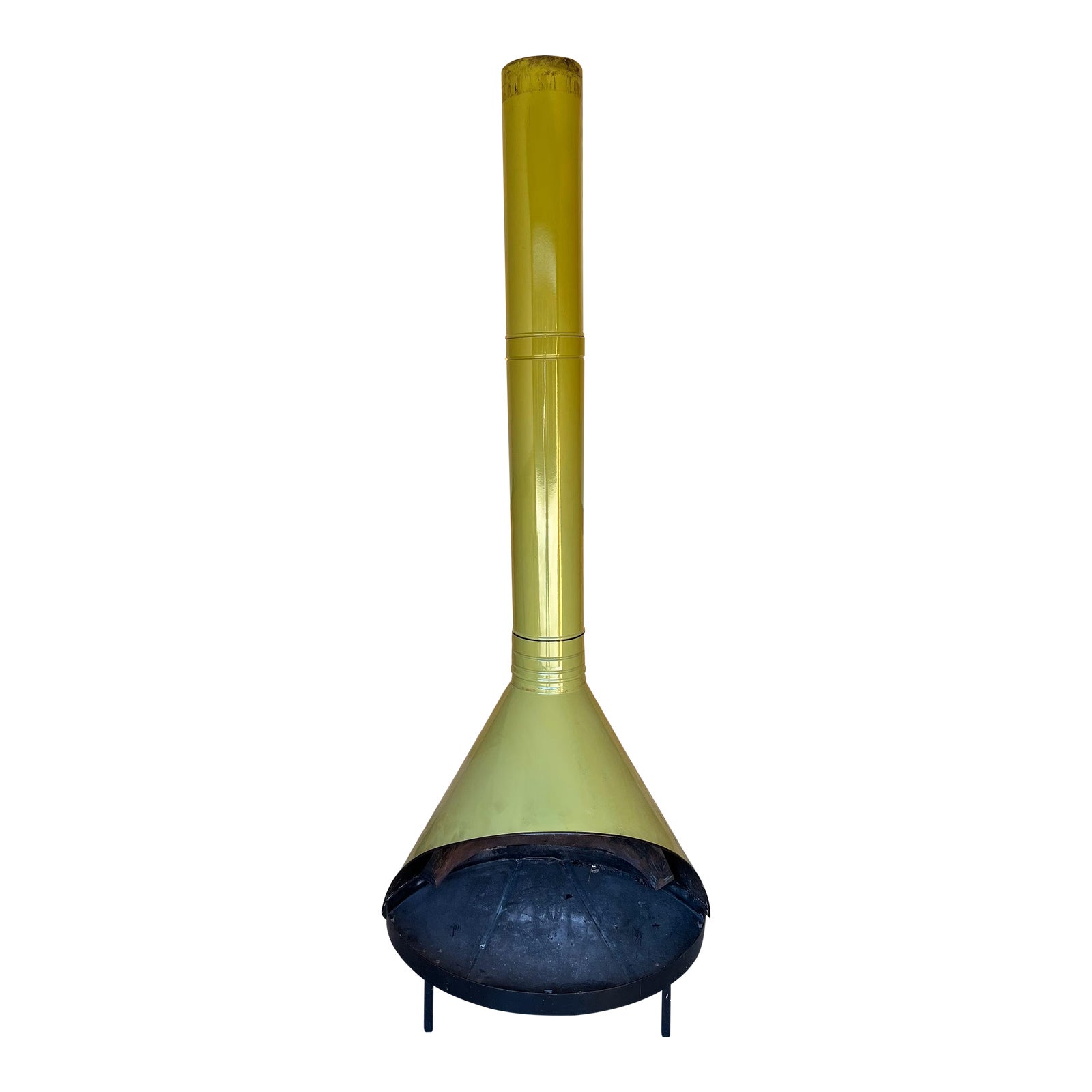 MidCentury Freestanding Preway Mfg. Wood or Gas Avocado Green