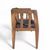 Mid-Century Wood Bench With Black Woven Strap Seat For Sale - Image 9 of 15