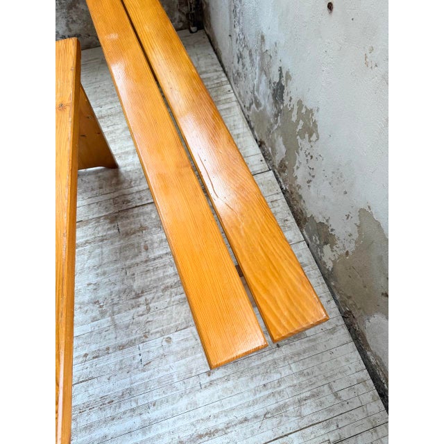 Pine Benches by Charlotte Perriand for Les Arcs, 1970s, Set of 2 For Sale - Image 14 of 18
