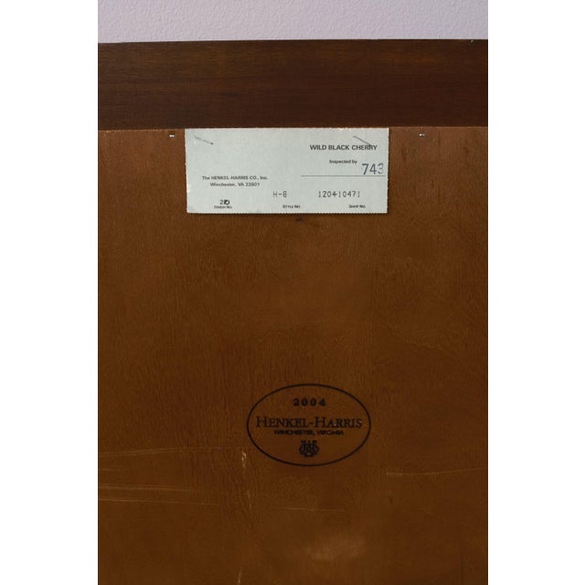 Brown Henkel Harris Model H-8 Beveled Glass Mahogany Mirror For Sale - Image 8 of 8