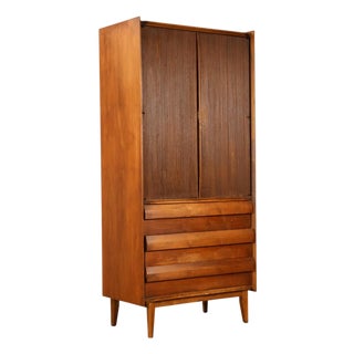 Lane First Edition Vintage Mid Century Modern Armoire C. 1960s For Sale