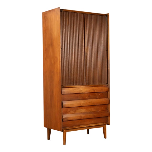 Lane First Edition Vintage Mid Century Modern Armoire C. 1960s For Sale