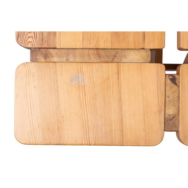 Apila Table in Pine by Rauni Peippo for Orno, Finland, 1960s For Sale - Image 12 of 14