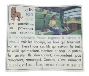 French Lesson School Poster