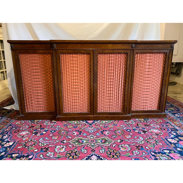 Late 19th Century Regency Style Mahogany Cabinet Sideboard Bookcase For Sale In New York - Image 6 of 14