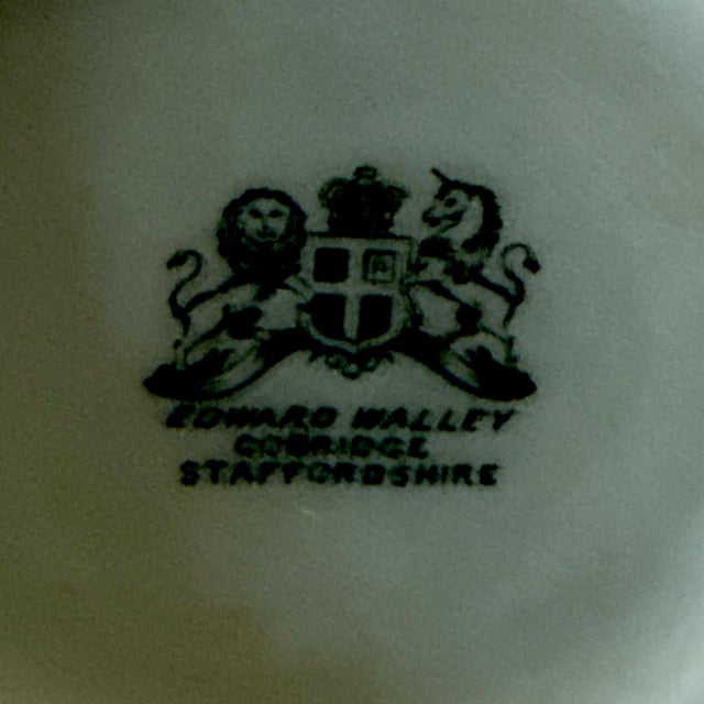 Ceramic Rare Sea Foam Green Edward Walley Relief-Molded Pitcher, C. 1860s — Staffordshire Parian Ware — 9.5” For Sale - Image 7 of 7