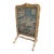 19th Century French Gilded Needlepoint Fire Screen For Sale