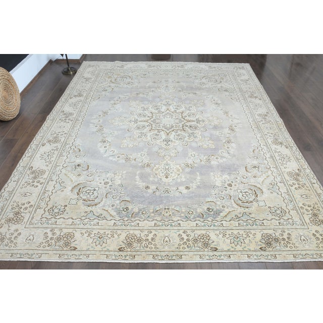 Vintage Persian Hand-Knotted area rug is a semi-antique vintage area rug. The '70s Eastern region of Anatolian's unique...