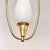 1960s Mid-Century Modern Swedish Hanging Light in Opal Glass and Brass, 1950s For Sale - Image 5 of 9