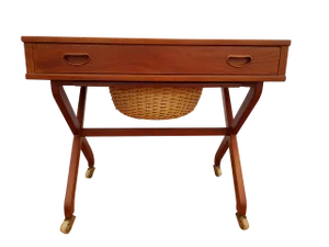 Vintage Scandinavian Sewing Table