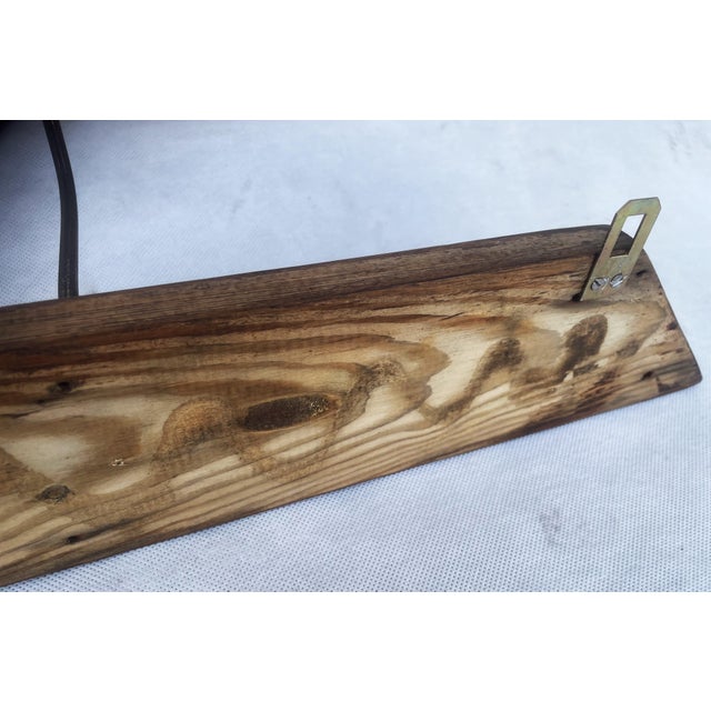 Aqua Antique Wooden Hangers, 1890s, Set of 3 For Sale - Image 8 of 11