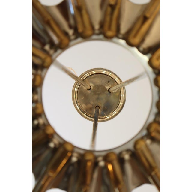1950s Model 1563 Dahlia Glass Chandelier by Max Ingrand for Fontana Arte, Italy, 1955 For Sale - Image 5 of 13