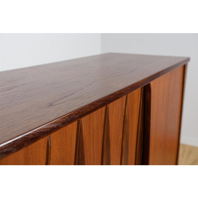 Mid-Century Modern Teak Highboard, Denmark, 1960s For Sale - Image 4 of 18
