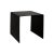 Contemporary Yves Side Table in Black Metal - Medium For Sale - Image 3 of 3