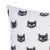 Modern Fabdivine Black Cat Halloween Pillow Cover Handmade Cotton Decorative Cushion for Sofa & Living Room Size-12x20- Kitty For Sale - Image 3 of 5