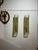 Pair of Murano Green Granola Glass Square Tube Sconces For Sale - Image 4 of 7