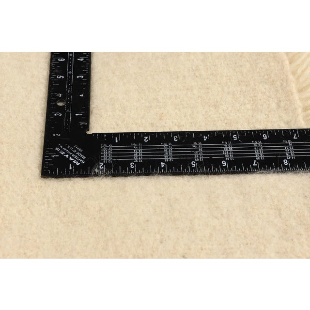 Vintage Greek Natural Flokati Rug - 05'10 X 06'10 For Sale In Dallas - Image 6 of 9