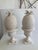 Italian Blanc Glazed Ceramic Pineapples in Urns - A Pair For Sale - Image 9 of 12