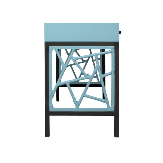 Not Yet Made - Made To Order Tiffany Writing Desk - Pool Blue For Sale - Image 5 of 9