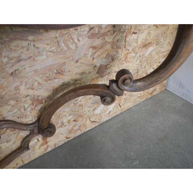 Wood Walnut Console, 1940 For Sale - Image 7 of 18