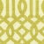 Sample - Schumacher Imperial Trellis Fabric in Citrine/Ivory For Sale