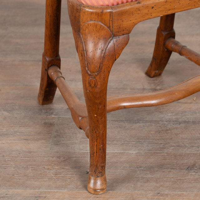 Pair, Late 18th Century Danish Oak Rococo Side Chairs For Sale - Image 9 of 11