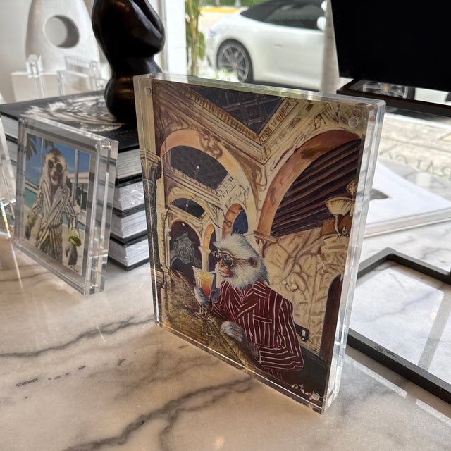 Monkey at the Bar by Serge Strosberg For Sale In West Palm - Image 6 of 11