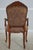 Set of 8 French Style Carved Upholstered Dining Room Chairs For Sale - Image 4 of 18