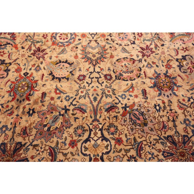 Early 20th Century Nazmiyal Collection Antique Persian Tabriz Rug For Sale - Image 5 of 13