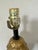 Wood Mid-Century Hollywood Regency Style Gold Table Lamp For Sale - Image 7 of 11