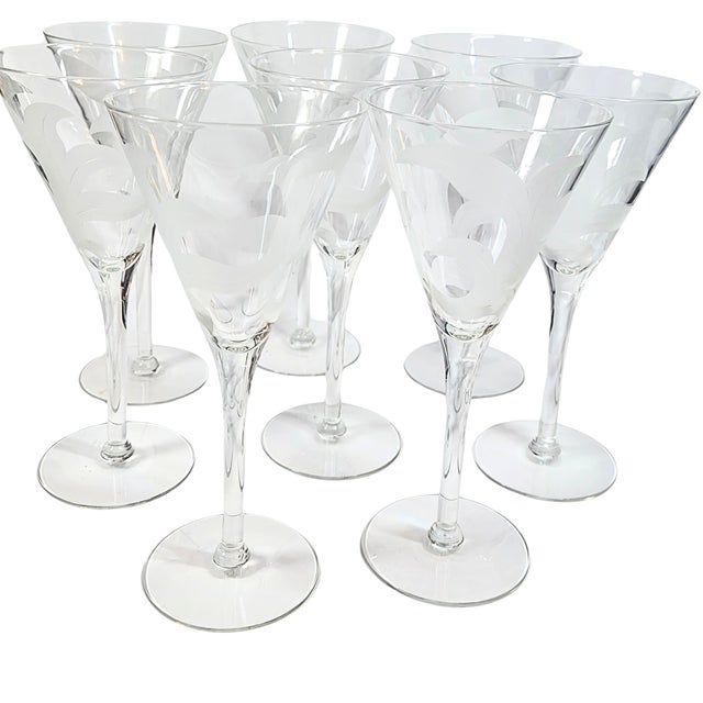 Art Nouveau Goblets- Set of Eight For Sale - Image 11 of 11