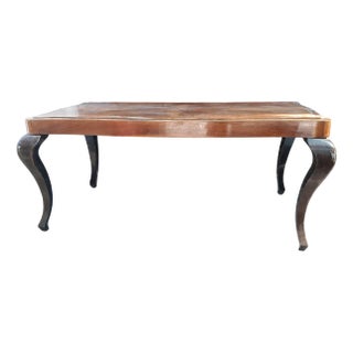 Table with Wavy Legs and Top, Italy, 1950 For Sale