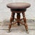 Early 1900s Adjustable Oak Piano Stool With Glass Ball Claw Feet For Sale - Image 4 of 12