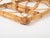 Large French Riviera Bamboo and Rattan Wall Coat Rack, Italy, 1970s For Sale - Image 9 of 14